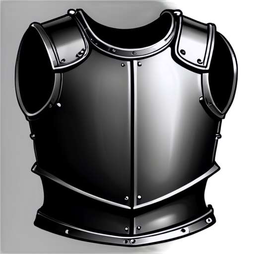 knight cuirass outline icon - icon | sticker