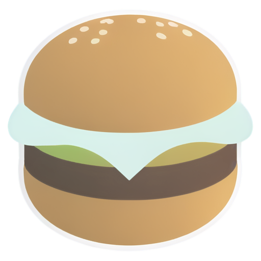 A simple hamburger icon requires simple lines, a single color, and a flat surface. Line graphics - icon | sticker