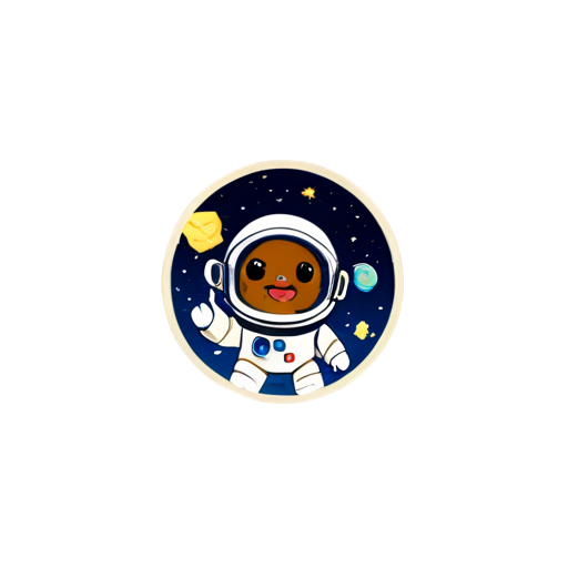 space coin - icon | sticker