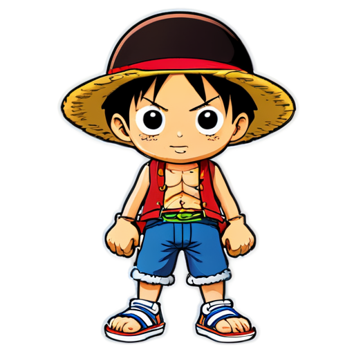 Luffy 6 gear - icon | sticker