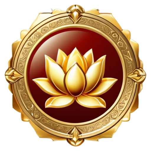 lotus flower trade icon badge - icon | sticker