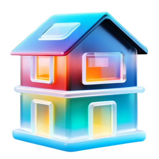 new build house - icon | sticker