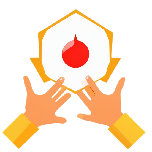 Image of an icon for a web application for renting and leasing goods and services. The icon is in the style of Material Design, and is 512x512 pixels in size. The icon depicts two hands passing an object back and forth, symbolizing the transfer of goods or services - icon | sticker