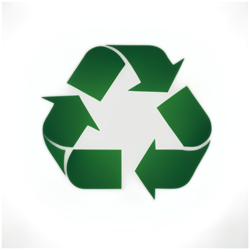 green circle recycle symbol smiling with the plus (+) symbol - icon | sticker