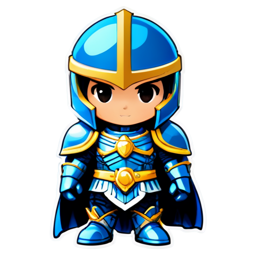 blue armor - icon | sticker