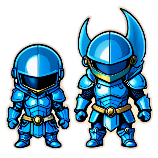 blue armour - icon | sticker