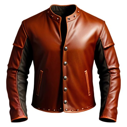 Medieval leather simple jacket - icon | sticker