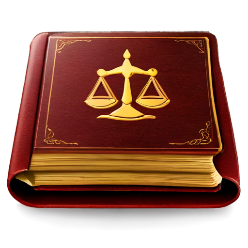 Make an icon for the legal quiz app. Icon should contain an open beautiful book with white background - icon | sticker