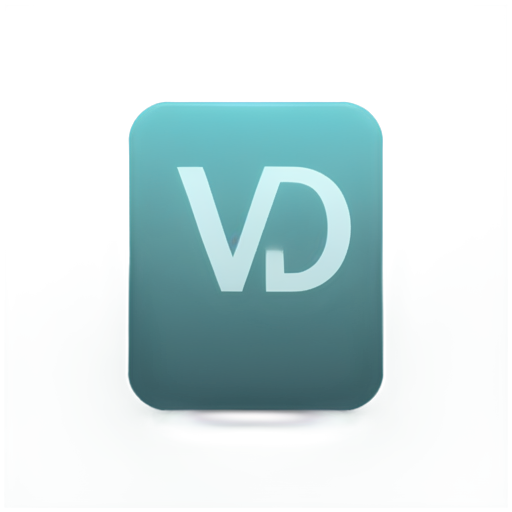 "WD" web development service - icon | sticker