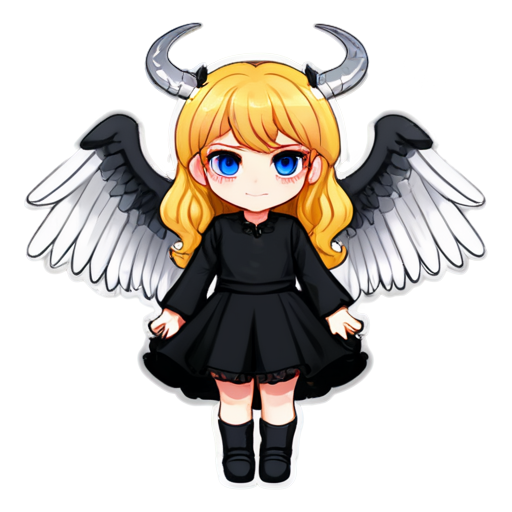 demonic angel - icon | sticker