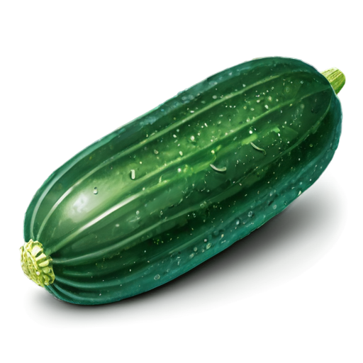 medieval cucumber, paint style - icon | sticker