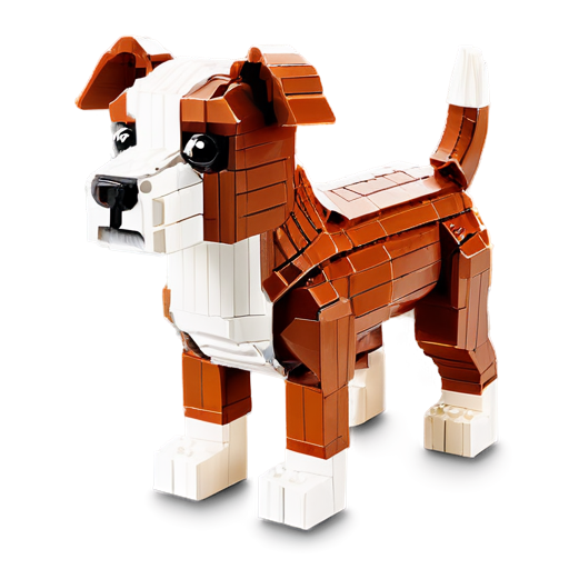 lego dog - icon | sticker