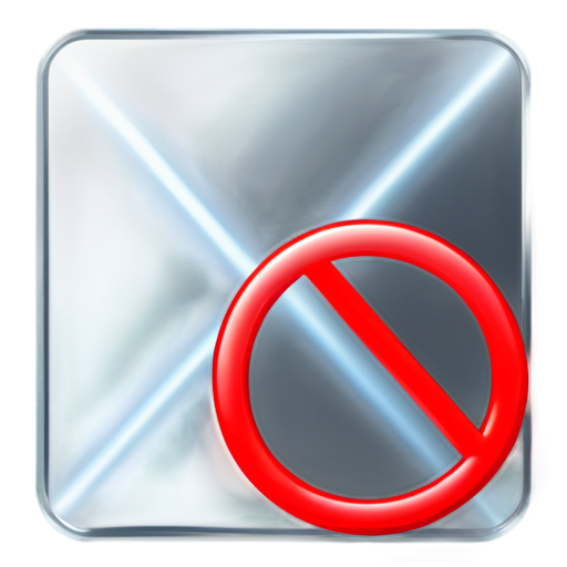 no sign icon - icon | sticker