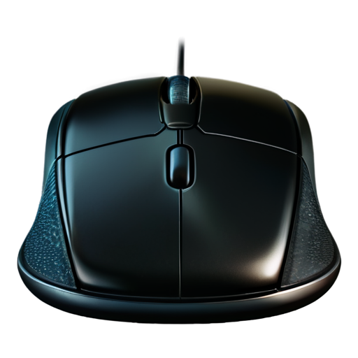 Smart Mouse, cool black flame - icon | sticker