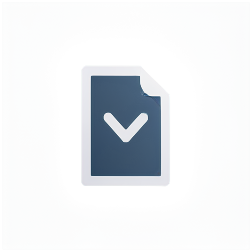 A contract icon - icon | sticker