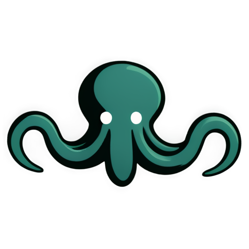 kraken tentacles wrapping around anvil - icon | sticker