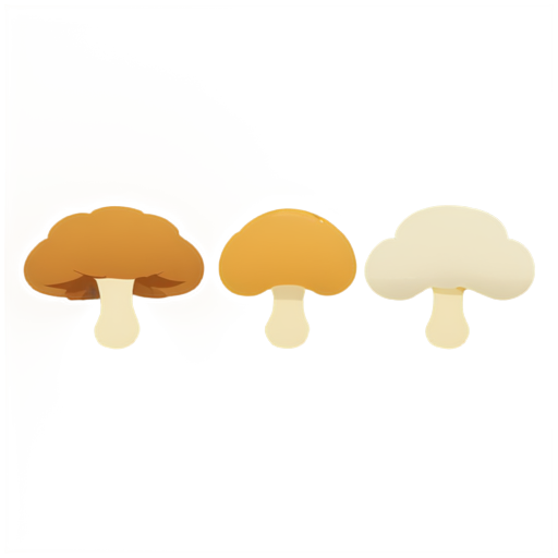 a Lion's mane Fungi - icon | sticker