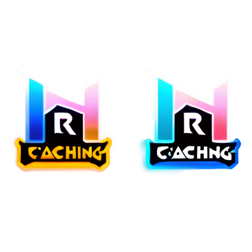 create a logo for the League of Legends coaching service, the logo should have letters like R and C - icon | sticker