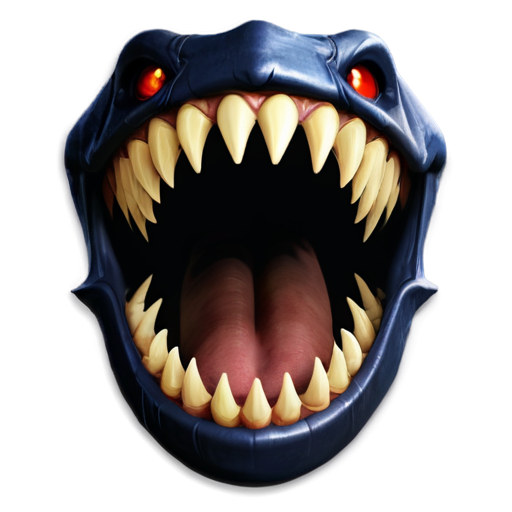 Fangs biting UI in-game icon - icon | sticker