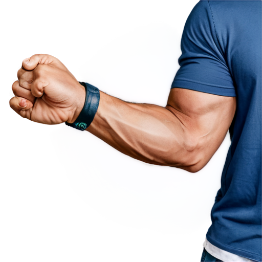 strong arm icon - icon | sticker