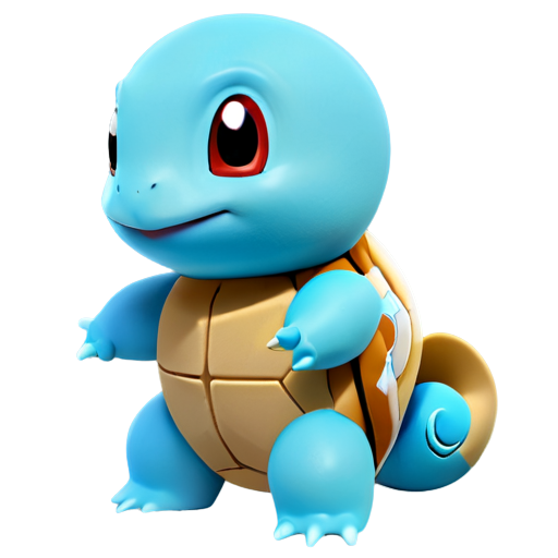 plushify, character stuffed toy, chibi, adorable squirtle - icon | sticker