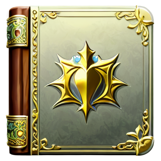 medieval mage book icon - icon | sticker