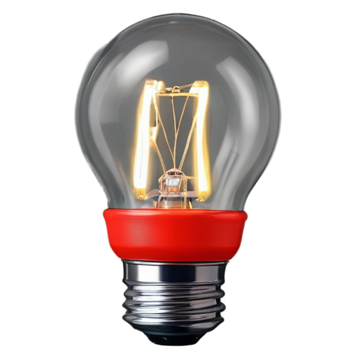 Лампа и надпись "Электроиндустрия 2000" - icon | sticker