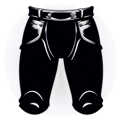 knight cuisses outline icon - icon | sticker