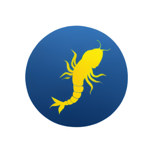 golden shrimp - icon | sticker