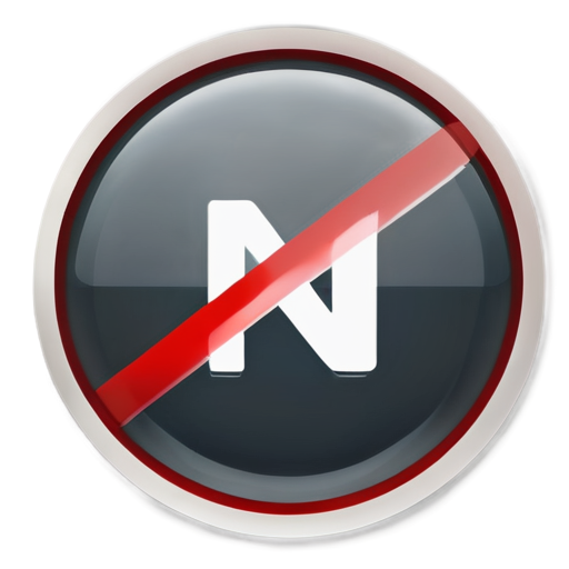 no sign icon - icon | sticker