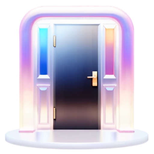 A handshake or a welcoming door, representing the invitation for readers to engage with the content. - icon | sticker