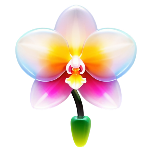 vanda orchid - icon | sticker