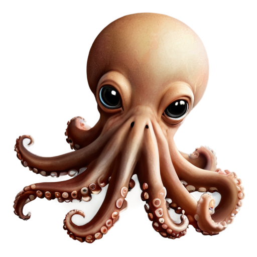 Octopus so cute - icon | sticker