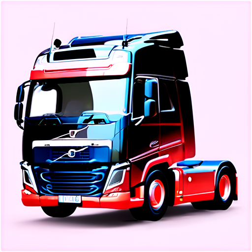 Volvo fh4, Viking style, - icon | sticker