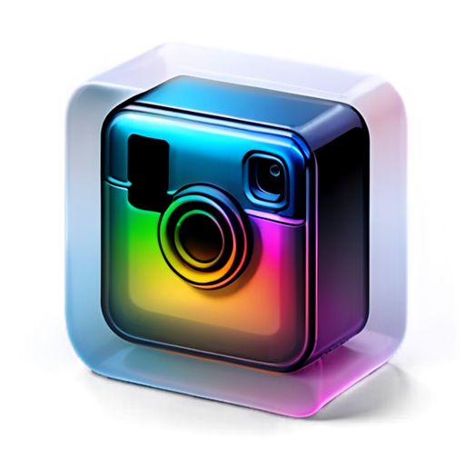 Instagram icon black - icon | sticker