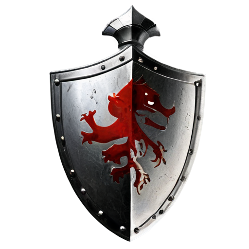 knight Shield and a knight helmet - icon | sticker