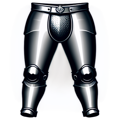 knight cuisses outline icon - icon | sticker