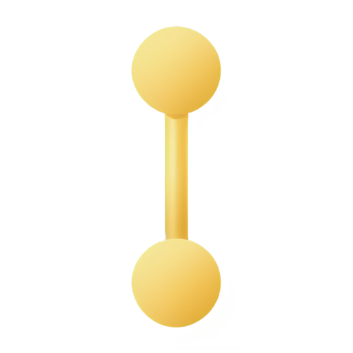 Create an icon for an AI-powered workout app. The design should feature a golden dumbbell prominently displayed in the center. The dumbbell should have a sleek and modern look, symbolizing strength and fitness. The background should be dark, preferably a deep black or dark navy blue, to make the golden dumbbell stand out and give a sense of sophistication. The overall style should be clean and minimalist, with a touch of elegance to reflect the advanced technology of the app. Ensure the icon is visually appealing and instantly recognizable. - icon | sticker