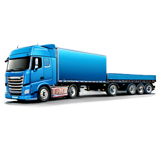 BOHROM, The design should feature a modern, stylized truck inside a semi-circle on the left. The truck should be facing to the right, symbolizing forward motion. - icon | sticker