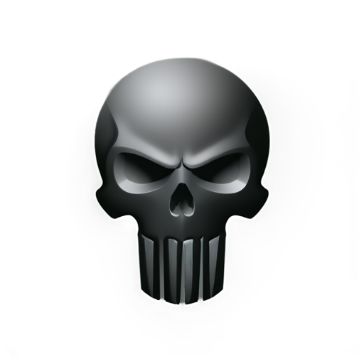 Mechanical Skull with topics of games PUBG CS World of Tanks. - icon | sticker