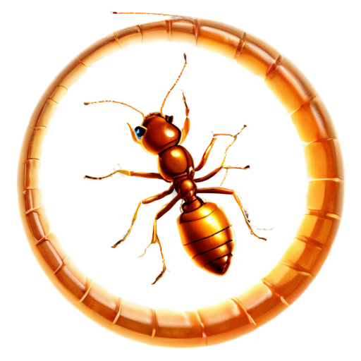 Ant death spiral - icon | sticker