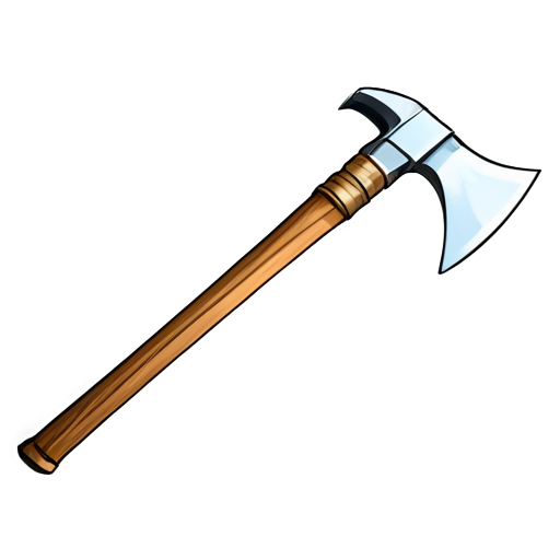 artistic art style pickaxe - icon | sticker