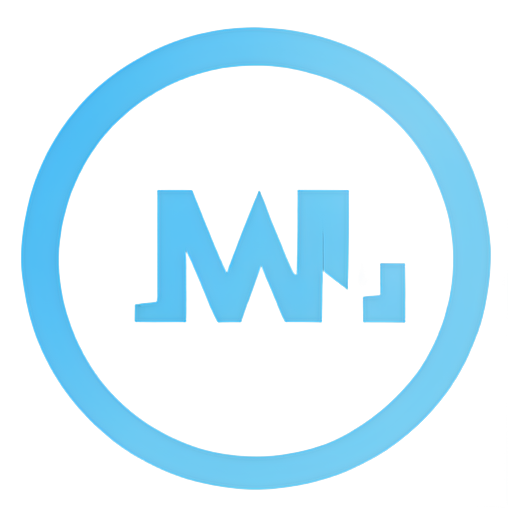 Logo for company name radio equipment: JAVKHLAN SODNOMTSEREN in blue colors - icon | sticker