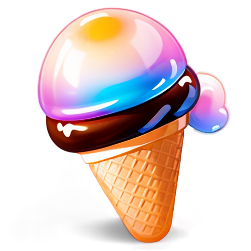 mascot Ice cream logo - icon | sticker