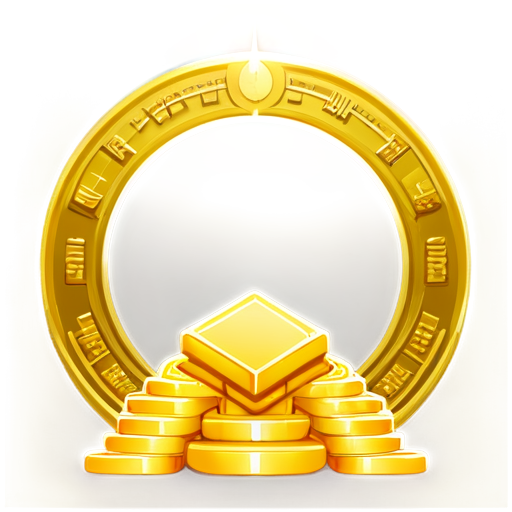 money earn gold big icon - icon | sticker