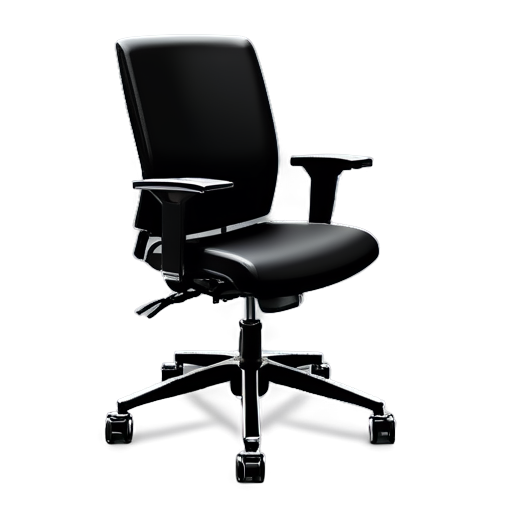 adjustable seat height feature icon for ergonomic office chair catalog - icon | sticker