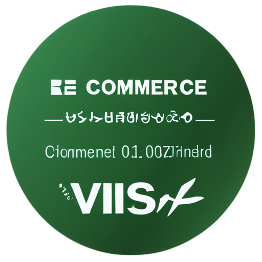 green circle icon e-commerce Visa - icon | sticker