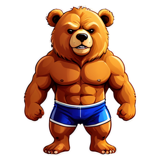 Bear Wrestlers - icon | sticker