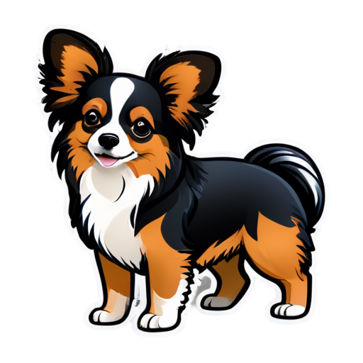 Must have two Papillon dogs - icon | sticker