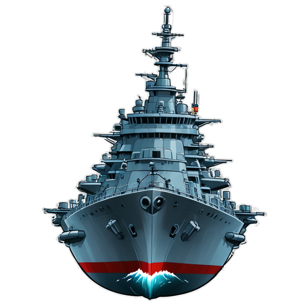 battleship,fabric - icon | sticker